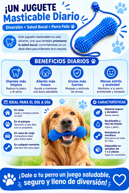 Jugete Dental 2x1 para Perros