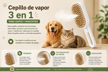 Limpiador de Mascotas 3 en 1