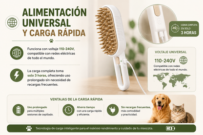 Limpiador de Mascotas 3 en 1